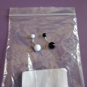 Ball navel belly rings